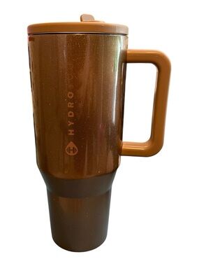 Hydro Flask Metallic Copper Brown Travel Tumbler (Cat-Effect) 32 oz